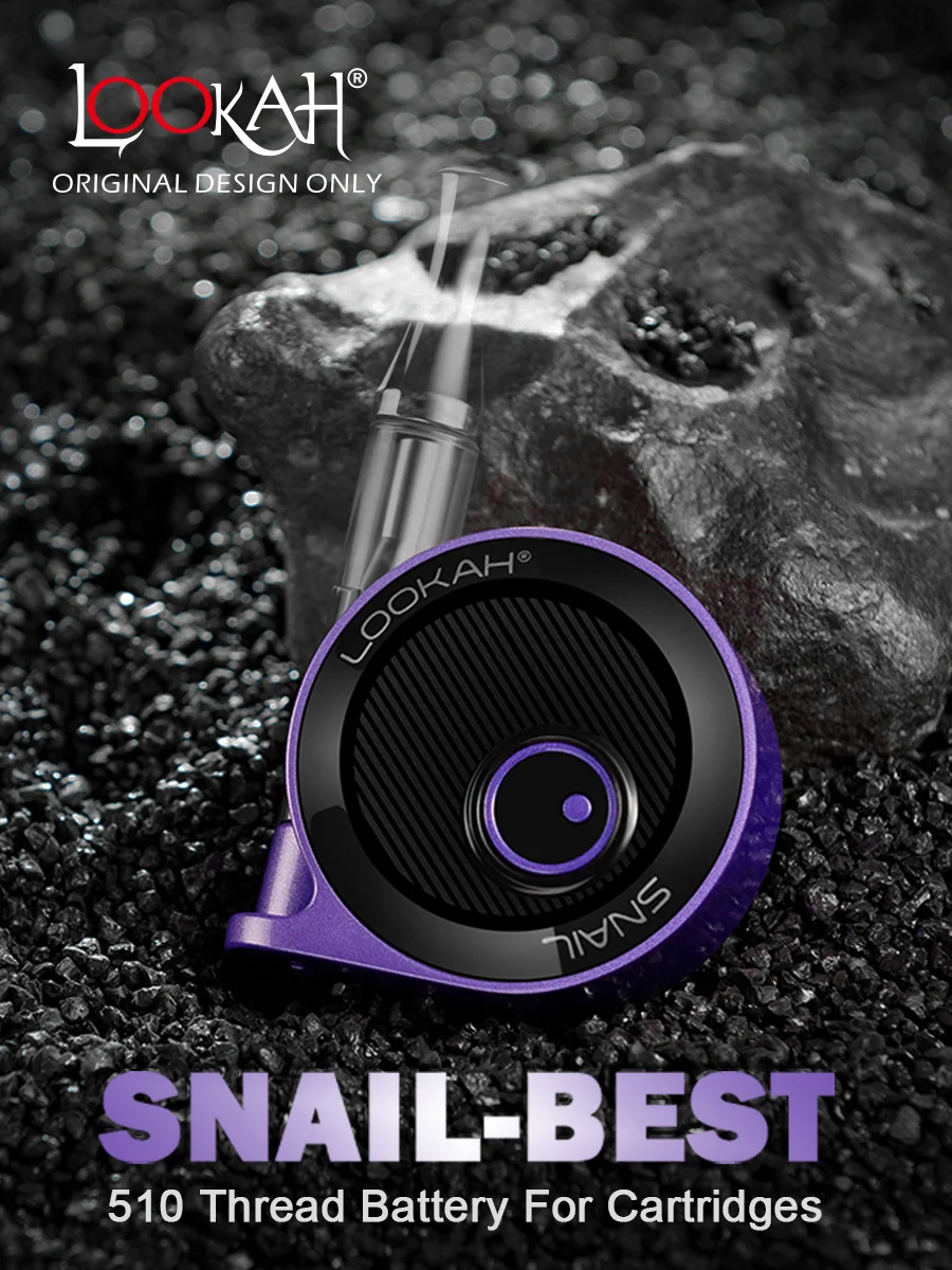 Snail + 510 Wax Atomizer M, Color: Purple, 2 image Snail + 510 Wax Atomizer M, Color: Purple, 2 image
