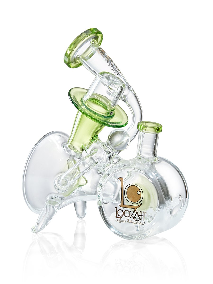 top recycler portable dab rig green top recycler portable dab rig green