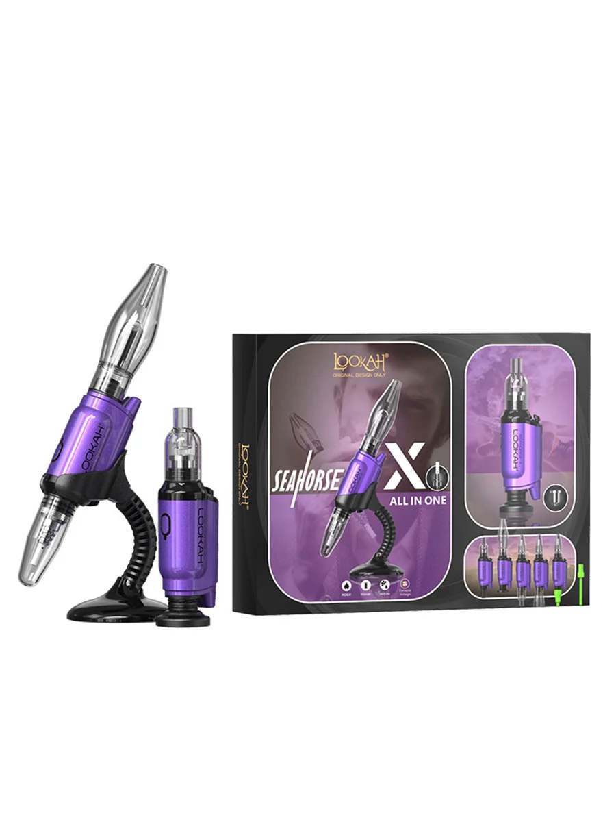 LOOKAH Seahorse X Wax Pen Purple LOOKAH Seahorse X Wax Pen Purple
