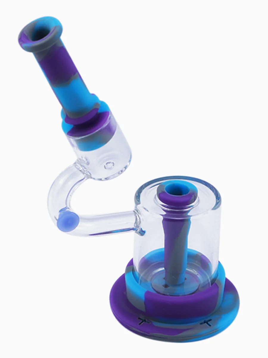 LED Light Silicone Glass Bong7