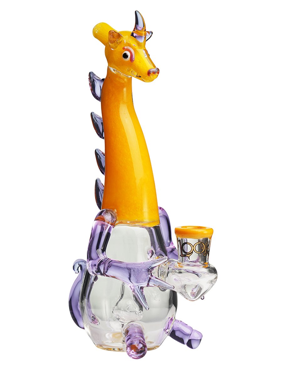 8.6 " Mini Cute Dragon Bong - Orange, Colors: Orange, 8 image 8.6 " Mini Cute Dragon Bong - Orange, Colors: Orange, 8 image