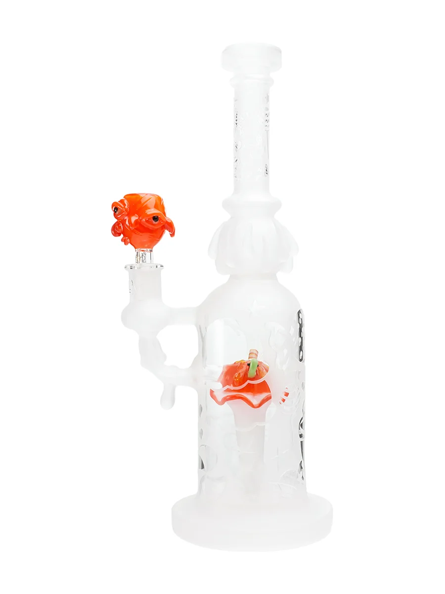 Orange Mystic Owl Glass Bowl Orange Mystic Owl Glass Bowl