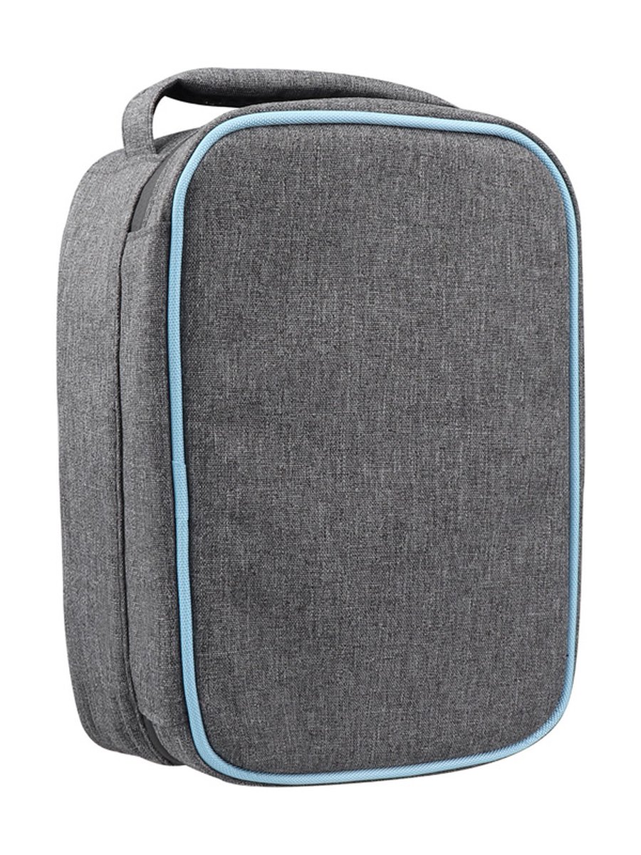 Nylon SmelProof Tobacco Case Bag with Lock, Color: Gray, 5 image