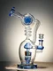 Lookah Bong 11.6"  Mini Mushroom Egg Water Pipe, Color: Wathet Blue