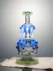 Lookah 8.5" Mini Cute  Monster Glass Dab Rig Wathet Front
