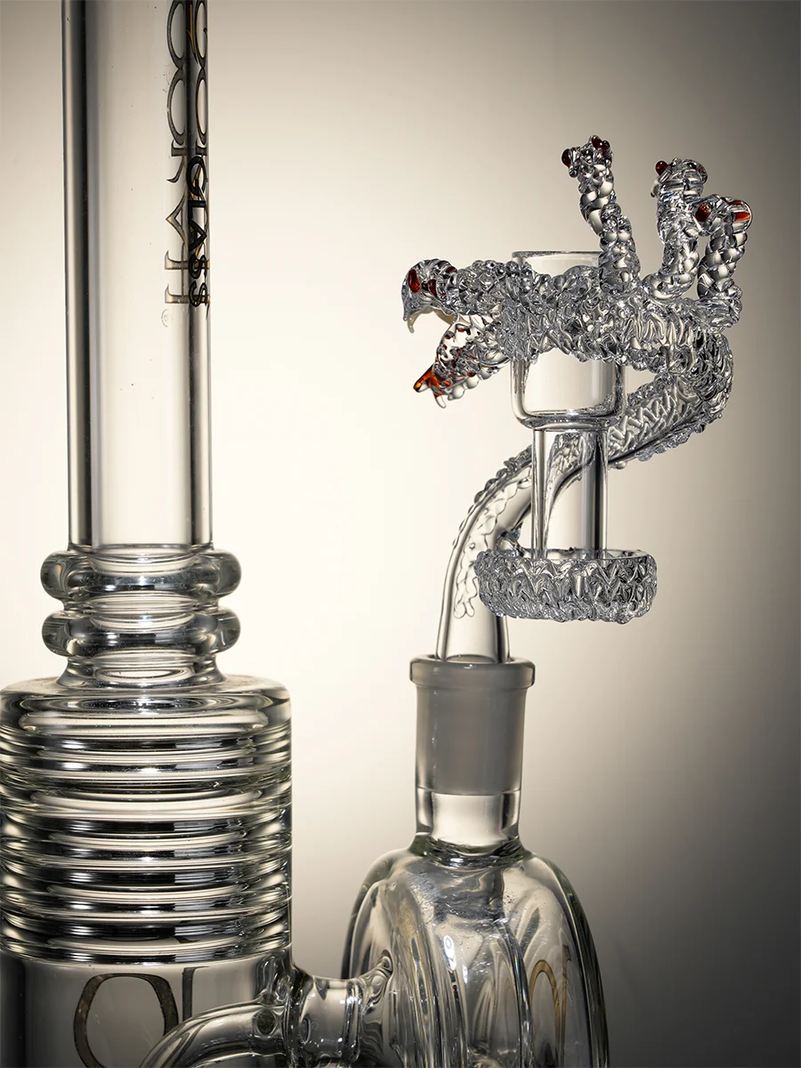 14MM Male 90° Cool Hydra Inspired Quartz Banger, 11 image 14MM Male 90° Cool Hydra Inspired Quartz Banger, 11 image