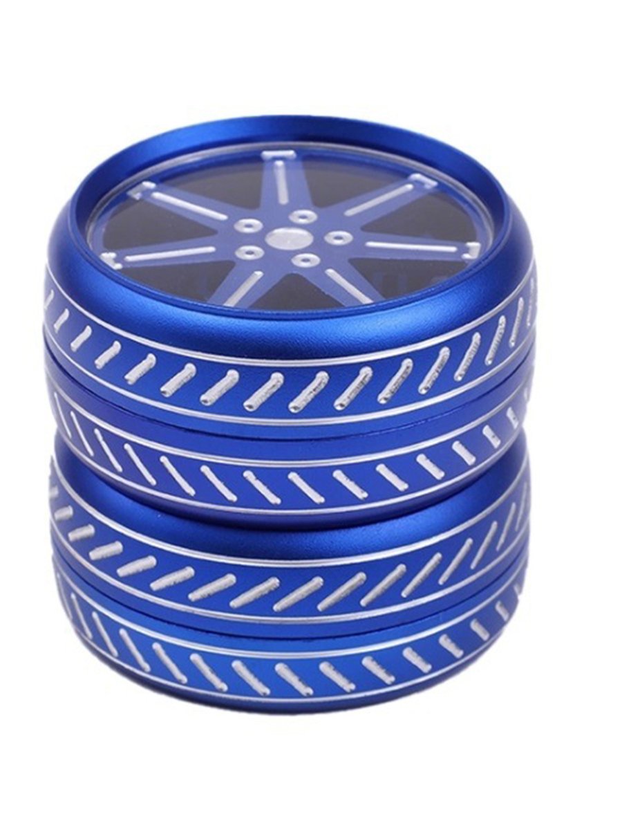 Fine Carved Flower Herb Grinder, Color: Red, 3 image Fine Carved Flower Herb Grinder, Color: Red, 3 image