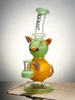 Green  Cute Double Piggy Dab Rig7