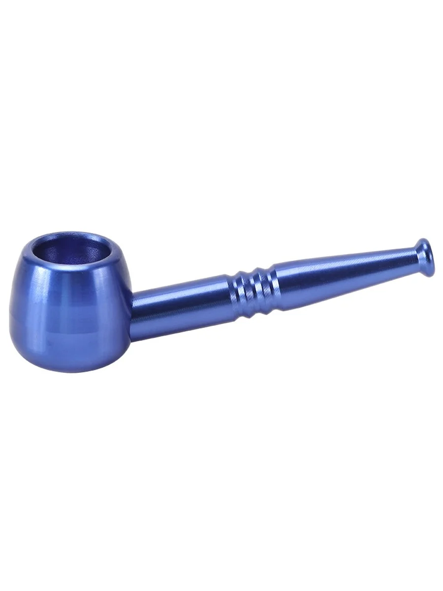 Aluminum Alloy Smoking Pipe, Color: Blue