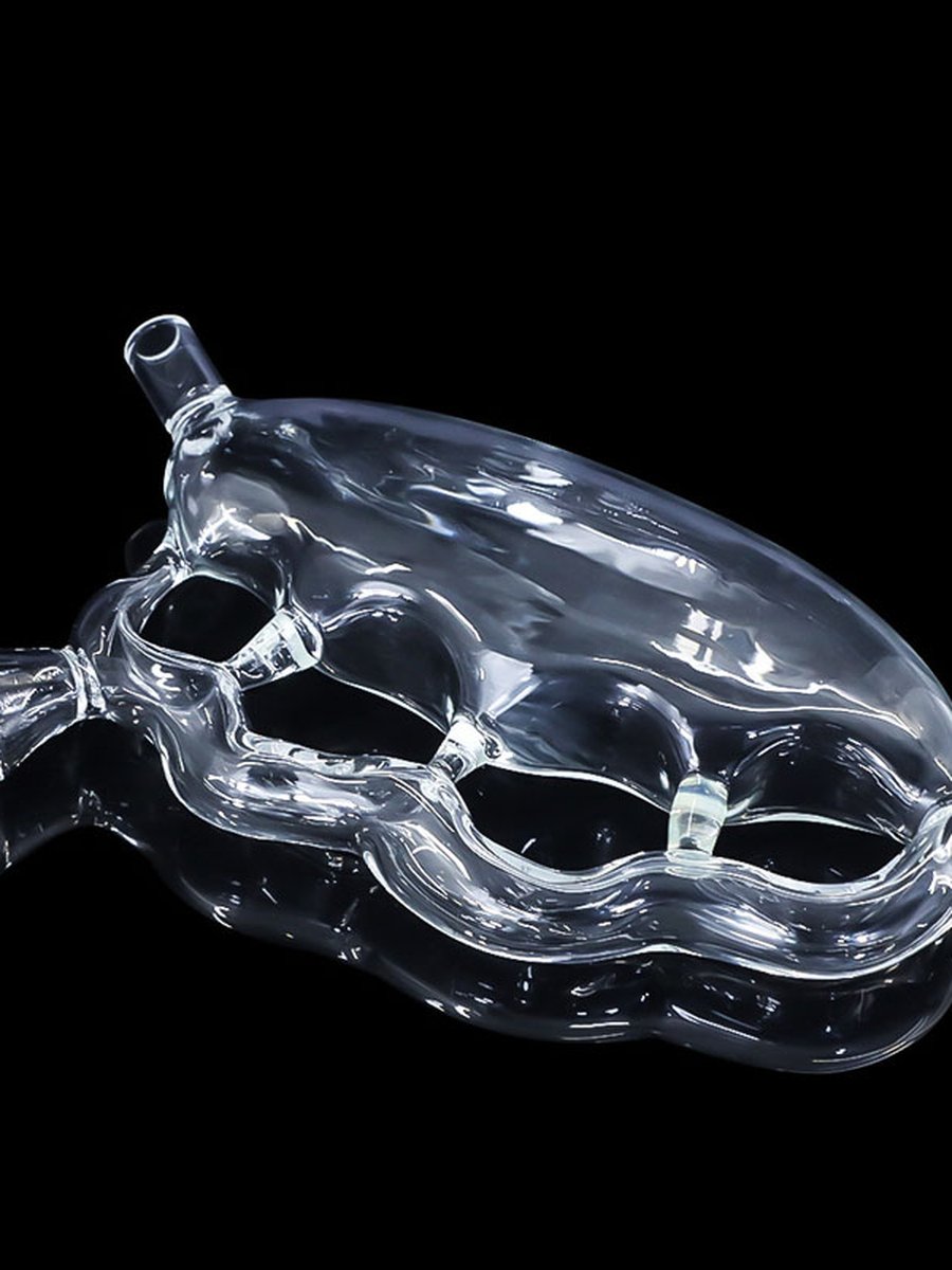 Handheld Glass Smoking Pipe, 5 image Handheld Glass Smoking Pipe, 5 image