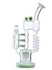 14" Cool Recycler Bong | Helix Water Pipe | Dual Chamber Precolator | Green 14" Cool Recycler Bong | Helix Water Pipe | Dual Chamber Precolator | Green