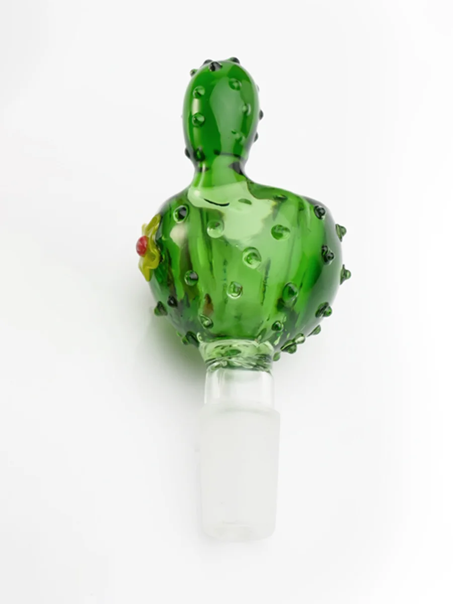 14MM Cactus Glass Bong Bowl detail 14MM Cactus Glass Bong Bowl detail