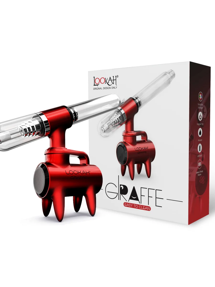 LOOKAH Giraffe Electric Nectar Collector | Dab Pen & Wax Pen, Color: Orange, 6 image