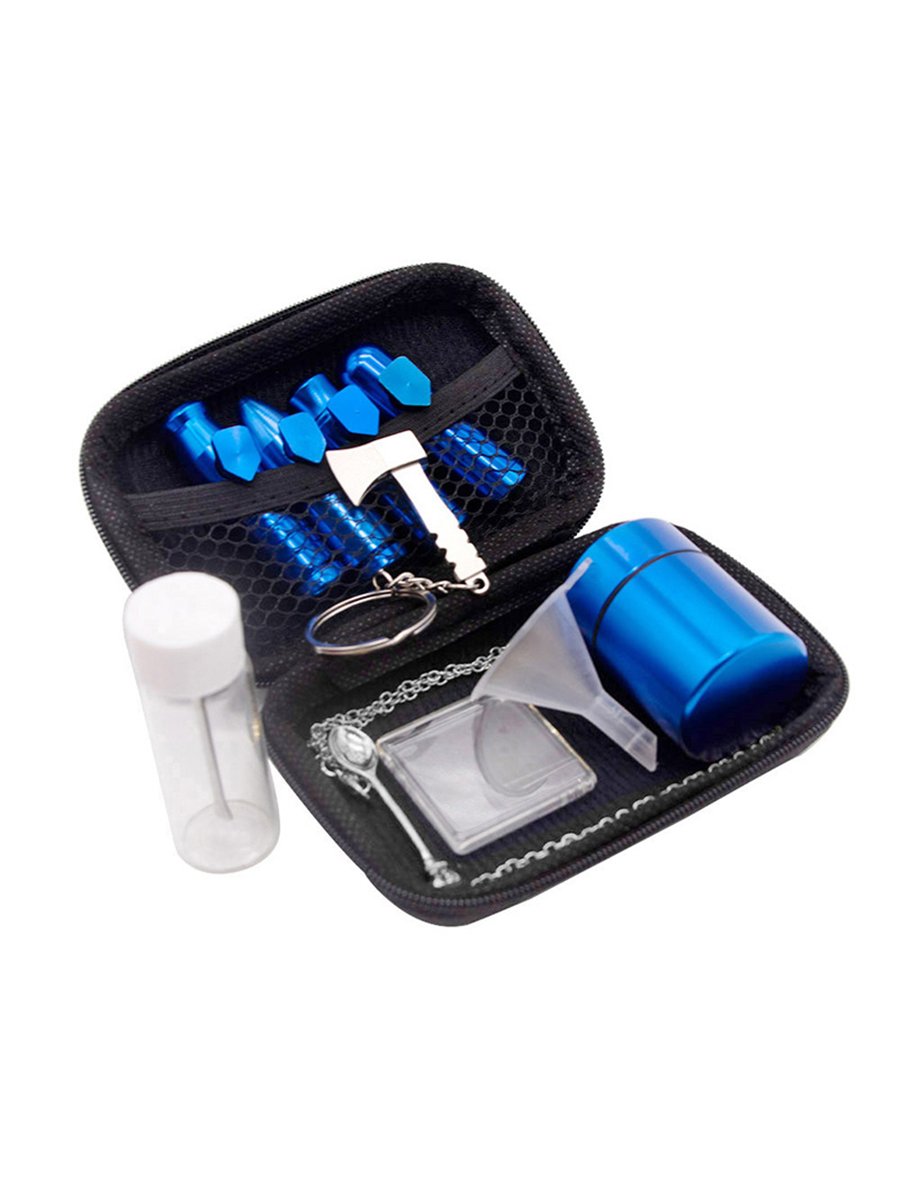 Blue Metal Snuff Bottle Set 2 Blue Metal Snuff Bottle Set 2