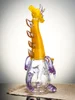 Yellow Lookah Bong 8.6" Mini Cute Elegant Hippo Glass Water Pipe2 Yellow Lookah Bong 8.6" Mini Cute Elegant Hippo Glass Water Pipe2