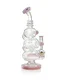 13&quot; Pink Triple Chamber Bong