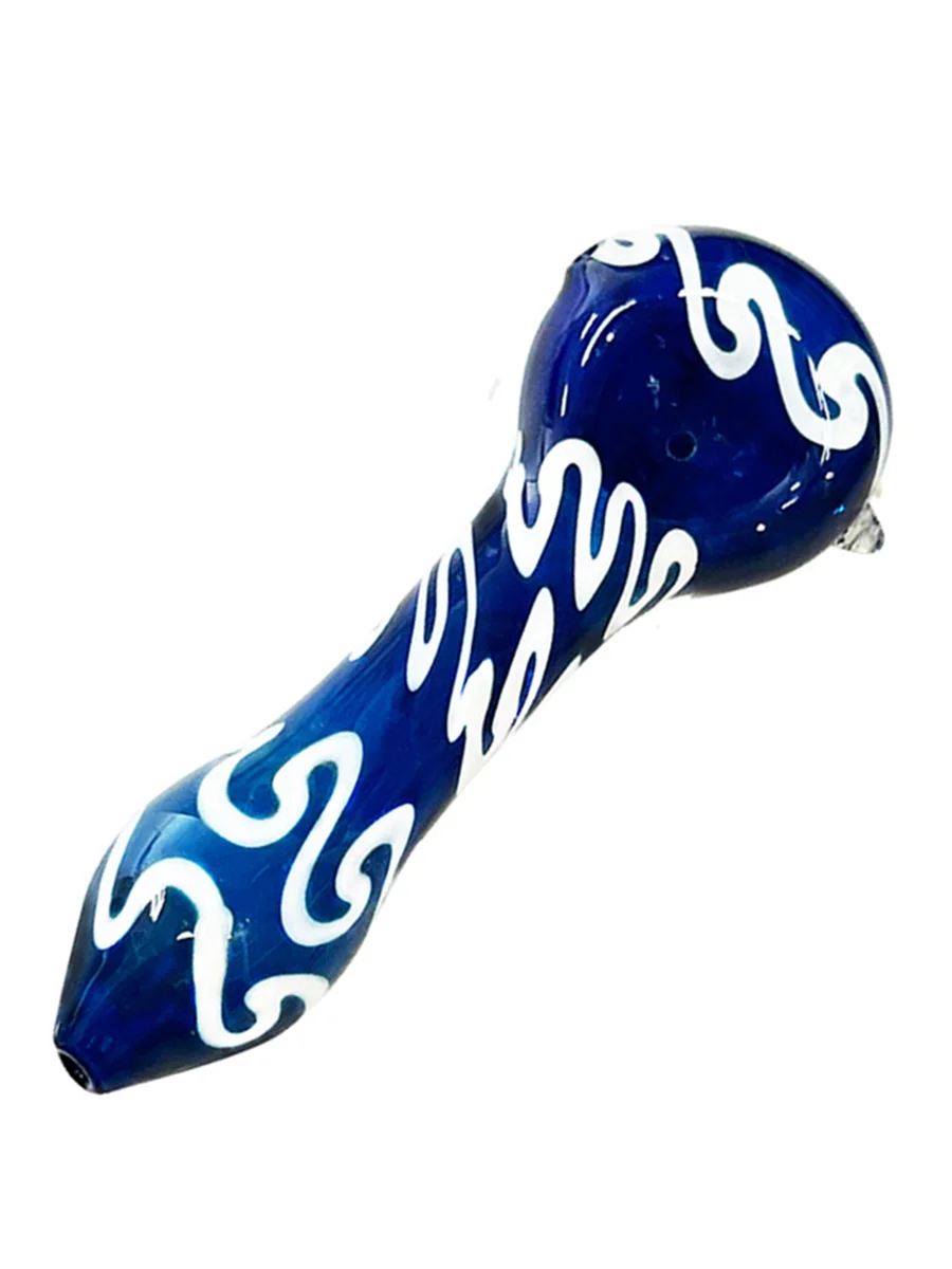 Blue Cloud Glass Pipe  Blue Cloud Glass Pipe