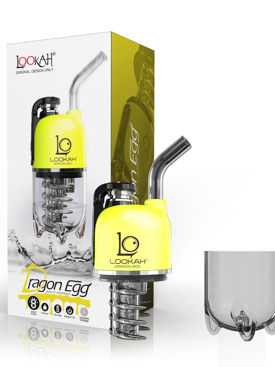 LOOKAH Dragon Egg Portable Electric Dab Rig, Color: Orange, 14 image LOOKAH Dragon Egg Portable Electric Dab Rig, Color: Orange, 14 image