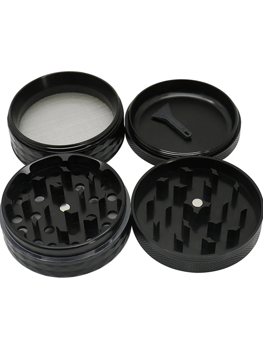 Embossed Aluminum Alloy Herb Grinder Embossed Aluminum Alloy Herb Grinder