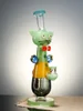 Cute Cat Gentleman Glass Water Pipe3