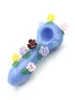 Floral Design Glass Pipe