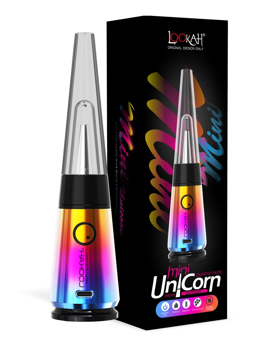 LOOKAH Unicorn Mini Electric Dab Rigs Rainbow LOOKAH Unicorn Mini Electric Dab Rigs Rainbow