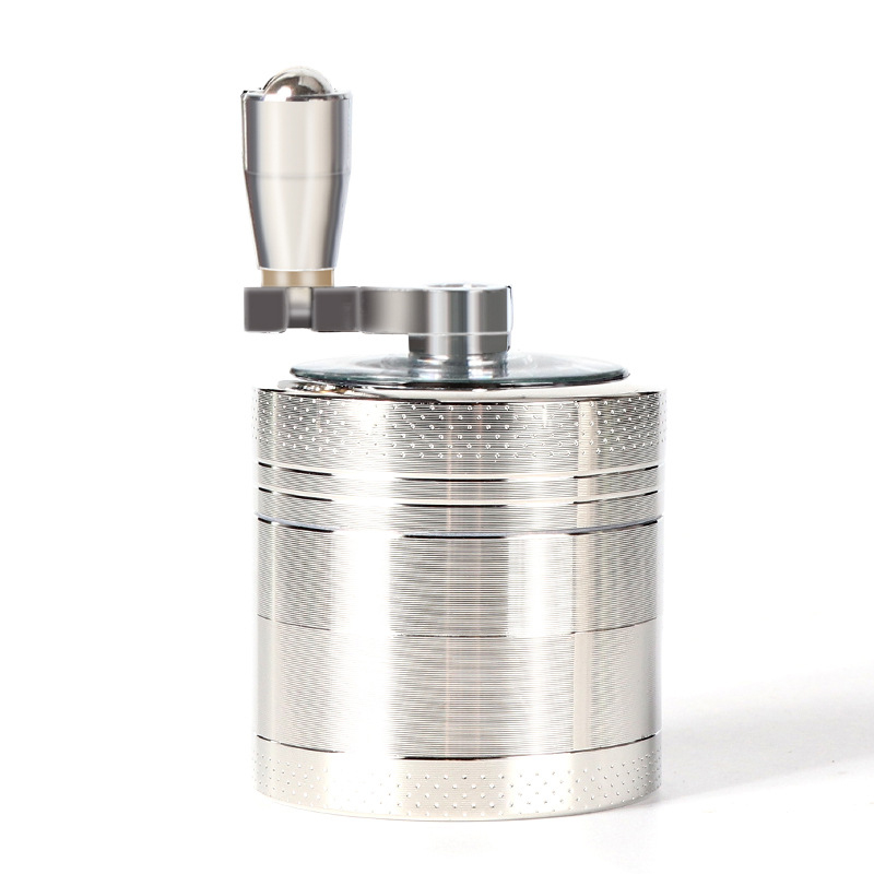 4 Layer Hand Crank Herb Grinder-S