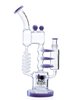 14" Cool Recycler Bong | Helix Water Pipe | Dual Chamber Precolator | Purple 14" Cool Recycler Bong | Helix Water Pipe | Dual Chamber Precolator | Purple
