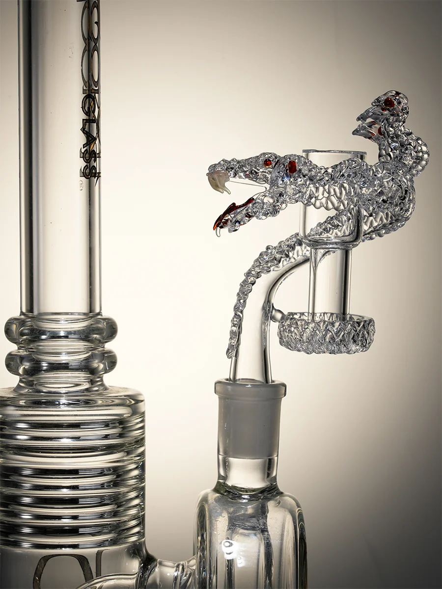 14MM Male 90° Cool Hydra Inspired Quartz Banger, 12 image 14MM Male 90° Cool Hydra Inspired Quartz Banger, 12 image