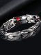 Adjustable Dragon Scale Energy Bracelet, Color: Silver