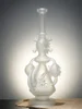 Lookah Bong 15" Cool Frosted Skull Beaker Glass Water Pipe5 Lookah Bong 15" Cool Frosted Skull Beaker Glass Water Pipe5