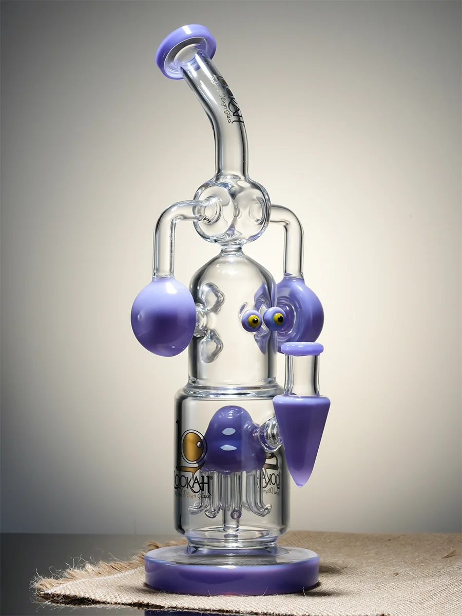 Lookah Bong 13&quot; Decorative Recycler Water Pipe2