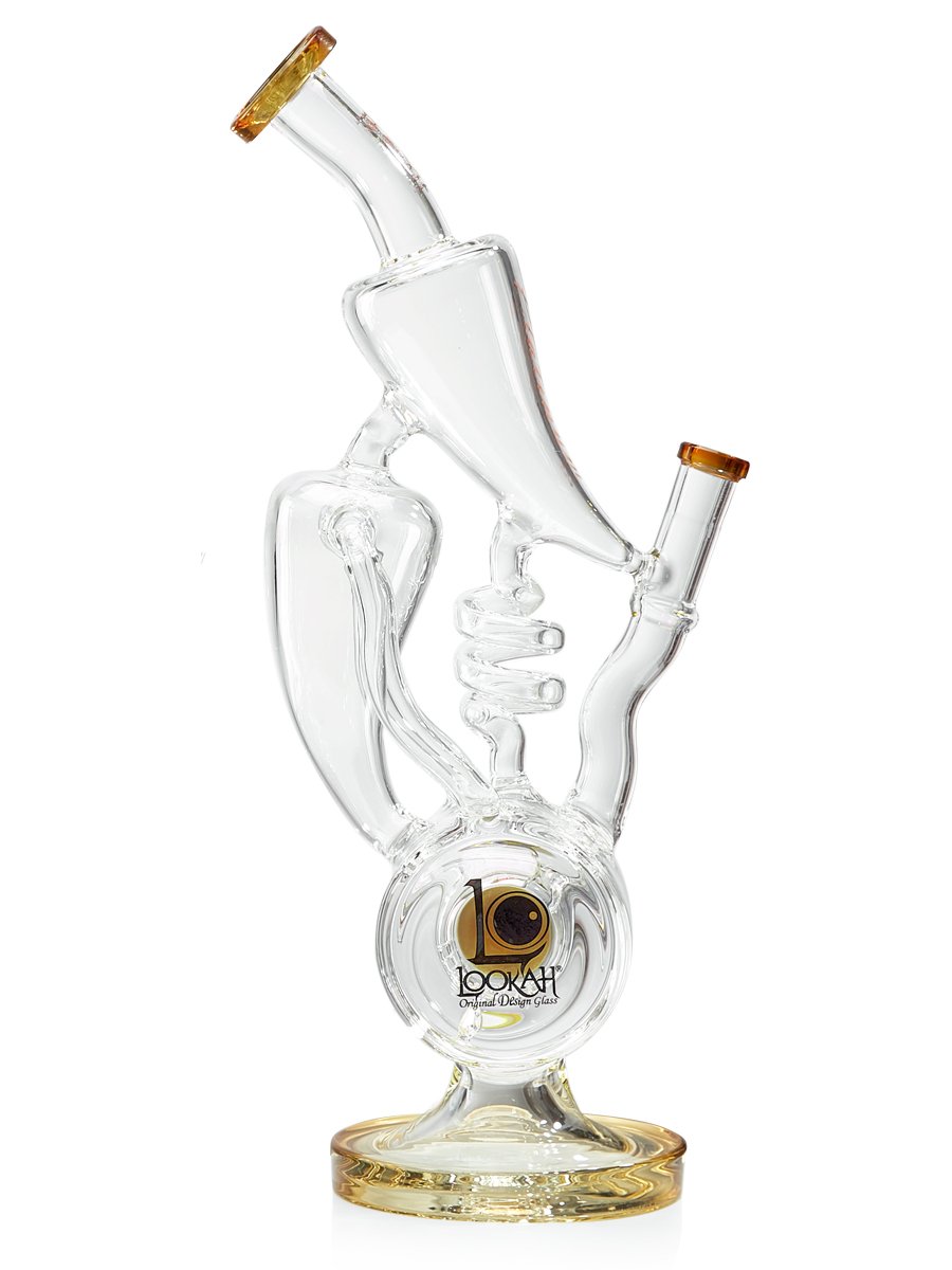 intricate features disc perc multi chamber bong gold