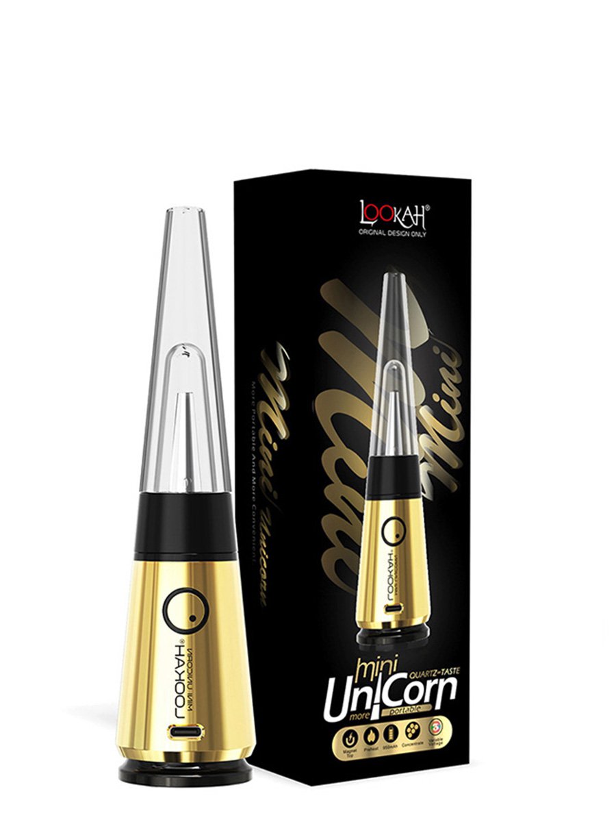 LOOKAH Unicorn Mini Electric Dab Rig Gold