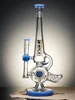 Blue Cool Recycler Gun Water Pipe