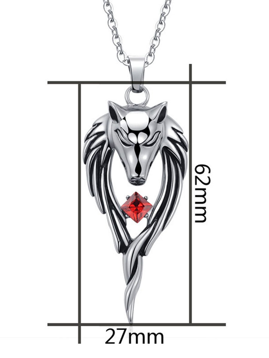 Wolf Head Totem Pendant, 2 image Wolf Head Totem Pendant, 2 image