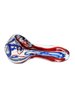 Colorful Bright Striped Glass Pipe, 5 image