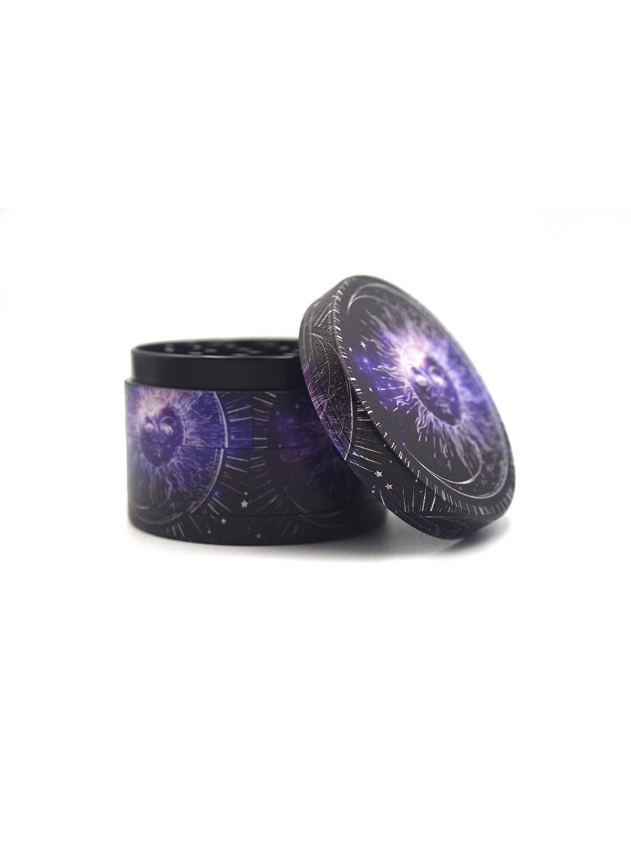 50MM butterfly 4 Layer Zinc Alloy Herb Grinder
