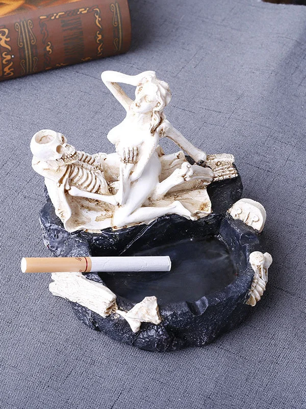 Skull Ashtray Resin Home Decor 2 Skull Ashtray Resin Home Decor 2