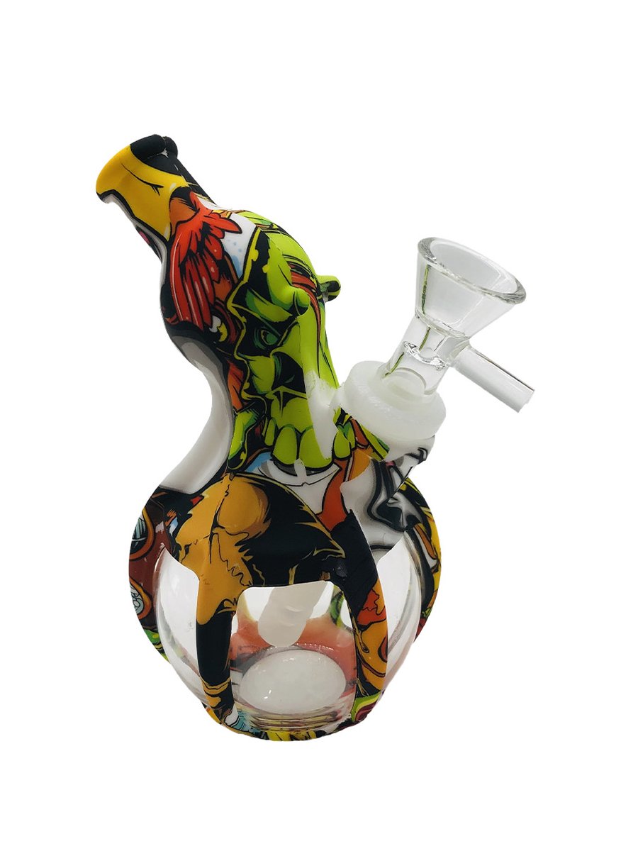 Cuttlefish Patterned Silicone Bong