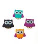 4PCS 11ml Cartoon Owl Silicone Wax Container