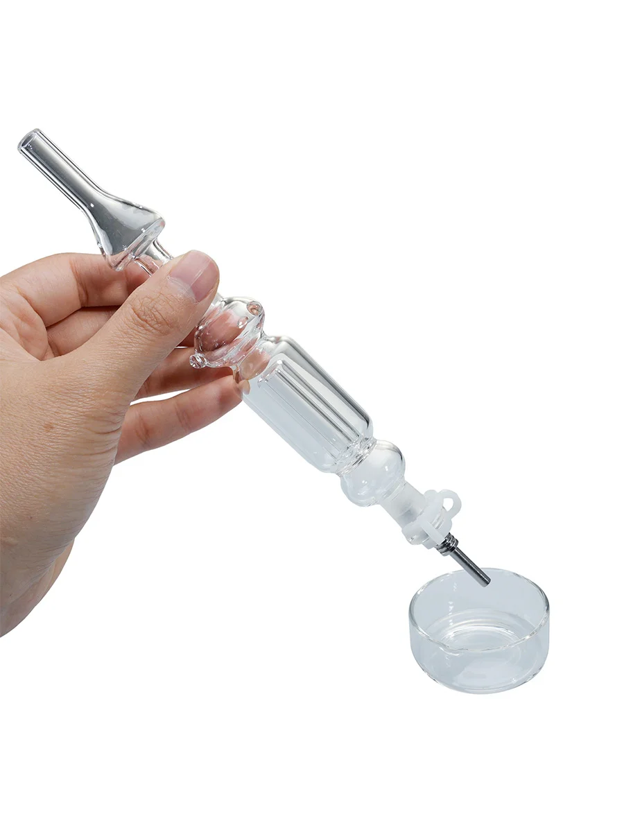 2PCS 12-inch Long Perc water Filter Glass Nectar Collector Kit, 5 image 2PCS 12-inch Long Perc water Filter Glass Nectar Collector Kit, 5 image