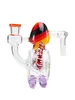 14mm Male 90° Cute Squid Glass Ash Catcher for Bong, Colors: Red, 8 image 14mm Male 90° Cute Squid Glass Ash Catcher for Bong, Colors: Red, 8 image