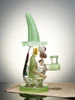 Green Mini Wizard Glass Dab Rig8 Green Mini Wizard Glass Dab Rig8