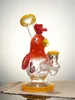 Lookah Bong 7" Mini Cute Chick Glass Water Pipe, Colors: Yellow, 8 image