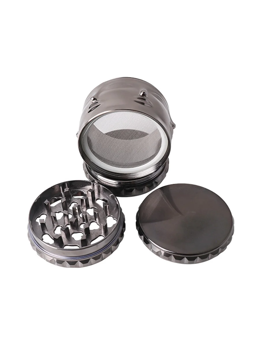 Human Face Concave Herb Grinder