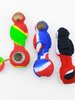Green and Blue Astronaut Glass Pipe, Color: red-green, 4 image Green and Blue Astronaut Glass Pipe, Color: red-green, 4 image