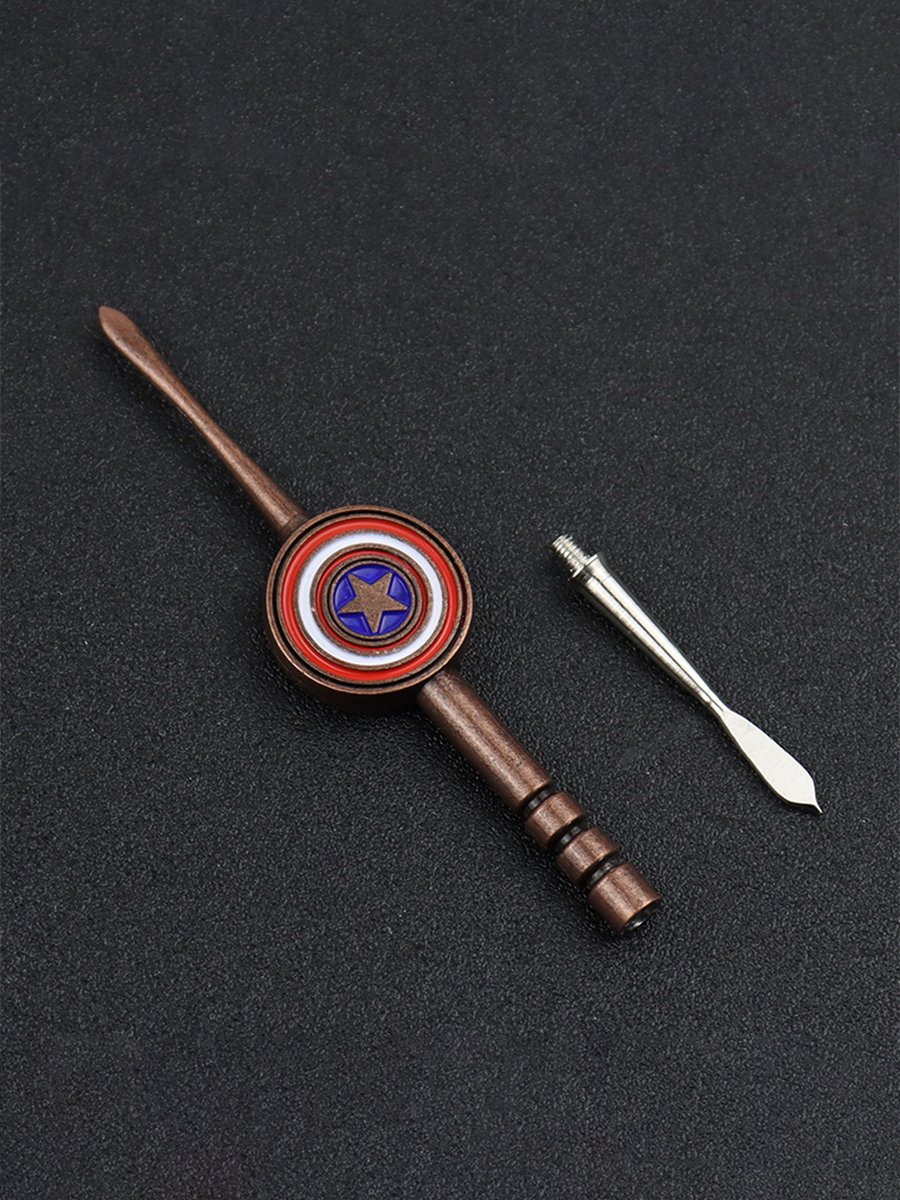 2pcs Captain America Dab Tools Red