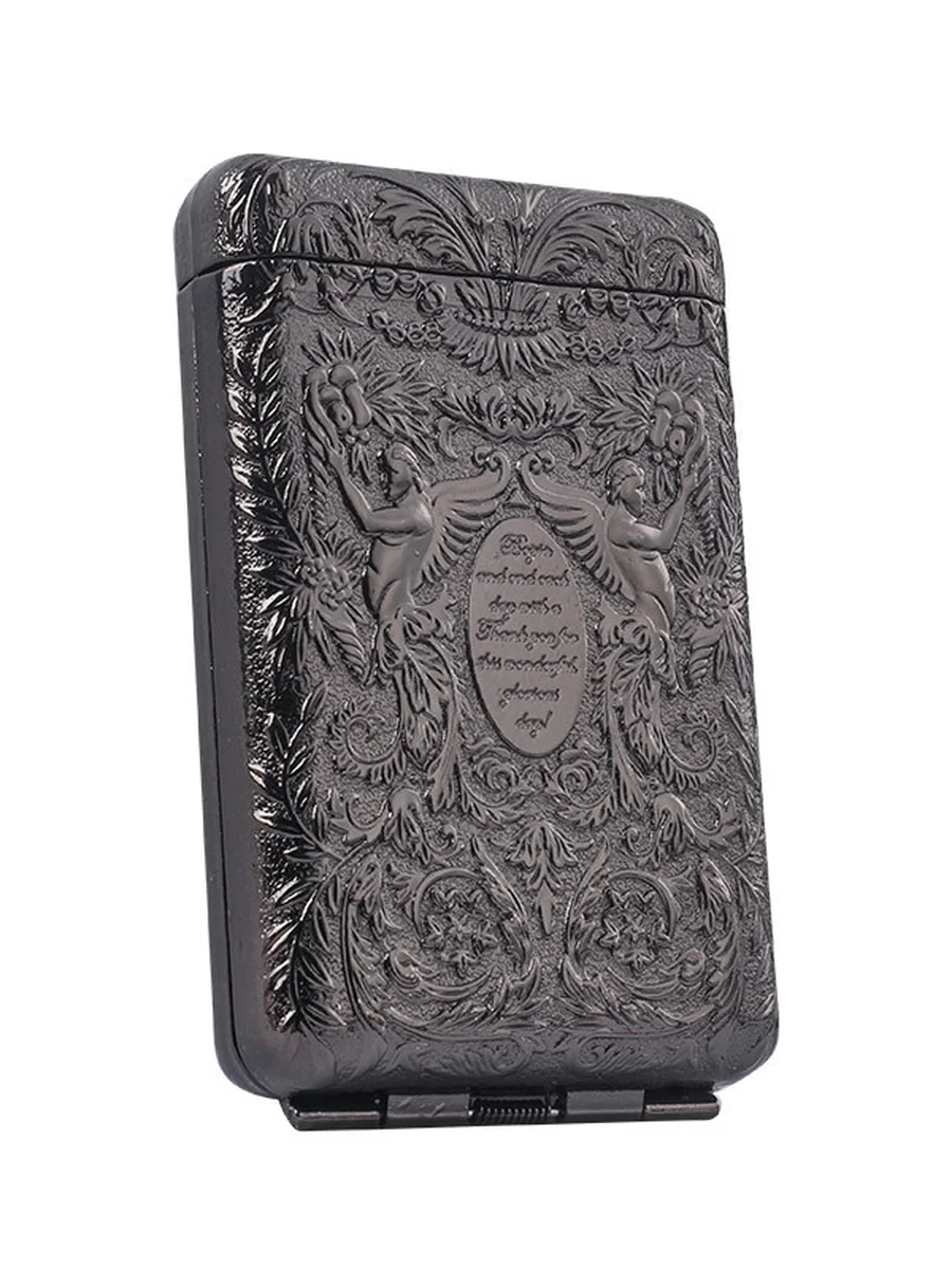 Classic Triple Opening Men&#039;s Cigarette Case 4