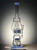Lookah Bong 16.3 " Heavy-Duty Recycler Water Pipe -Blue Jade, Colors: Blue Jade , 7 image